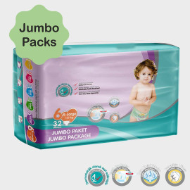 INNHJ-HUB-001 MODEL WHOLESALE NEWBORN MINI MIDI MAXI JUNIOR EXTRA LARGE FLEXIBLE UNISEX PREMIUM ABSORBENT DIAPERS